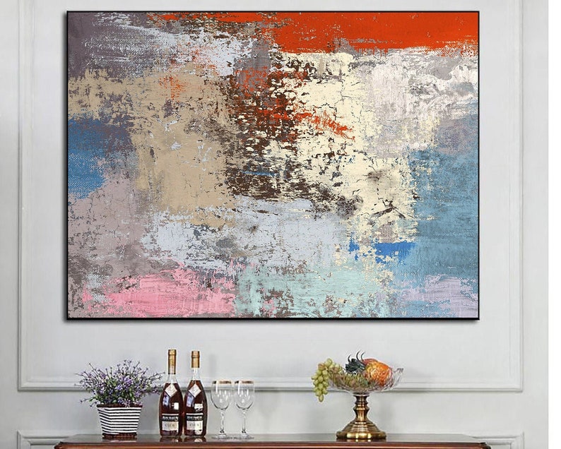 Original Abstract Painting Abstract Colorful Art Colorful Acrylic Canvas Art Oil Painting on Canvas Original Abstract Wall Art