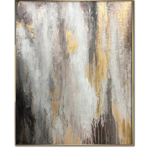 Black and Gold Luxury Abstract, Abstract Painting, Original Paintings Wall Art Long Large Original Canvas Artwork