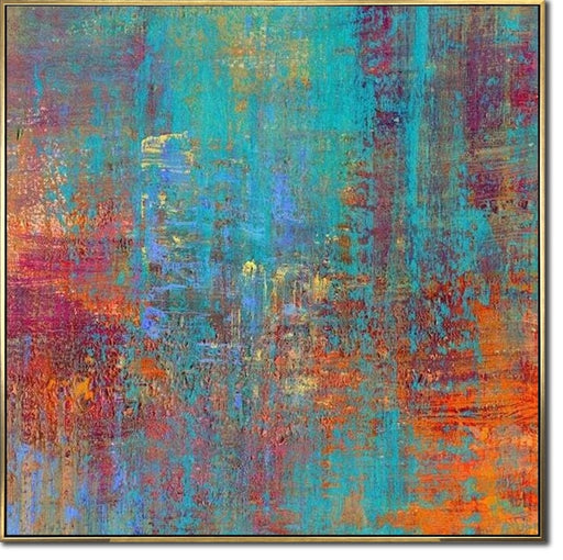Original Abstract Colorful Paintings On Canvas, Expressionist Style Wall Art, Modern Room Decor, Aesthetic Artwork for Home Or Office Decor
