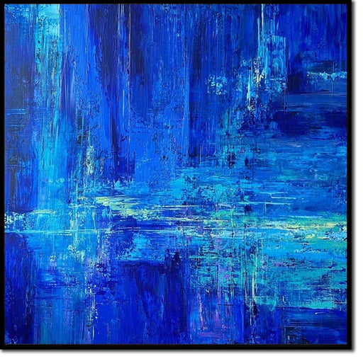 Abstract Painting Canvas Blue Wall Oil Painting Original Unique Abstract Painting Creative Painting On Canvas Acrylic Texture Painting