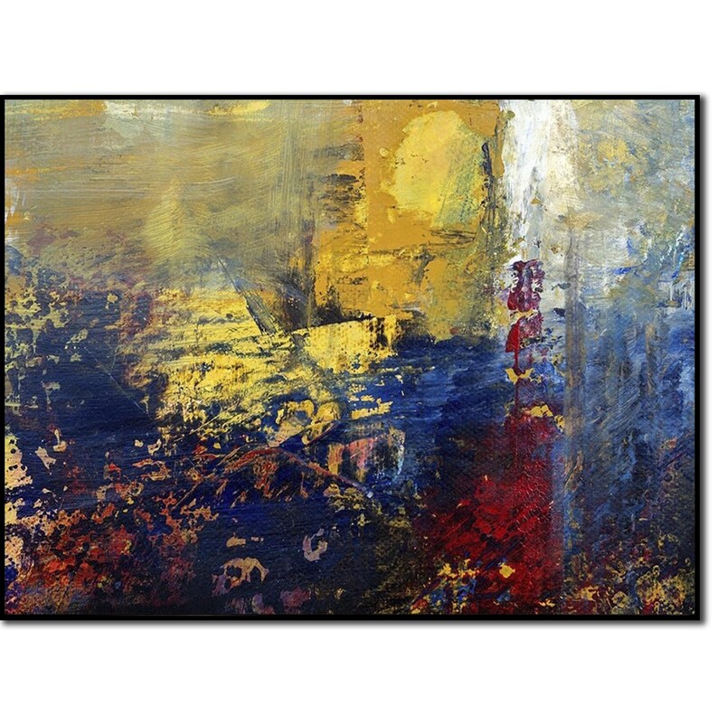 Extra Large Abstract Colorful Paintings On Canvas Modern Thick Painting, Textured Oil Painting, Original Wall Hanging Art for Indie Room