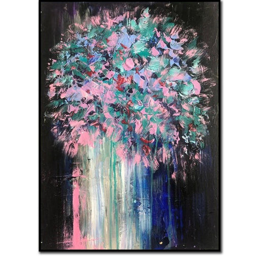 Ekstra store abstrakte malerier på lærred, luksuriøst farverigt maleri, moderne kunst, fantastisk stueindretning