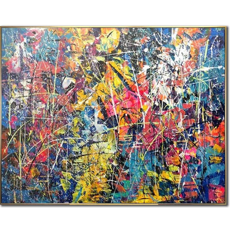 Painting on canvas original abstract