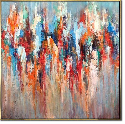 Original Abstract Colorful Expressionist Paintings On Canvas Modern Vibrant Colors Wall Art Contemporary Wall Decor