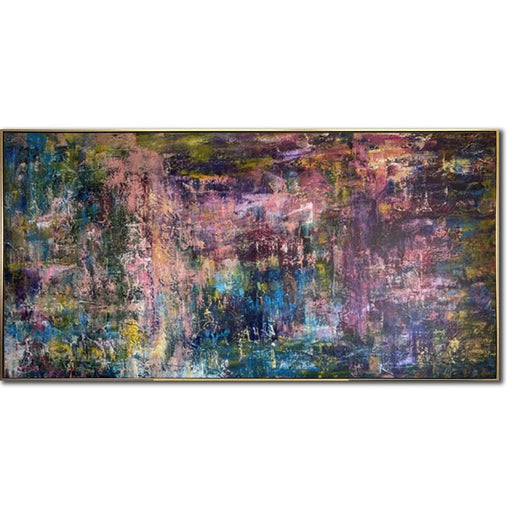 Abstract Colorful Oil Painting Original Wide Textured Artwork Modern Wall Art Decor for Living Room COLOR COMPOSITION