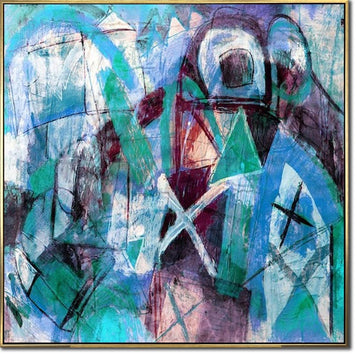 Original Abstract Graffiti Style Paintings On Canvas, Colorful Graffiti Fine Art, Urban Style Painting Textured Wall Art for Indie Room