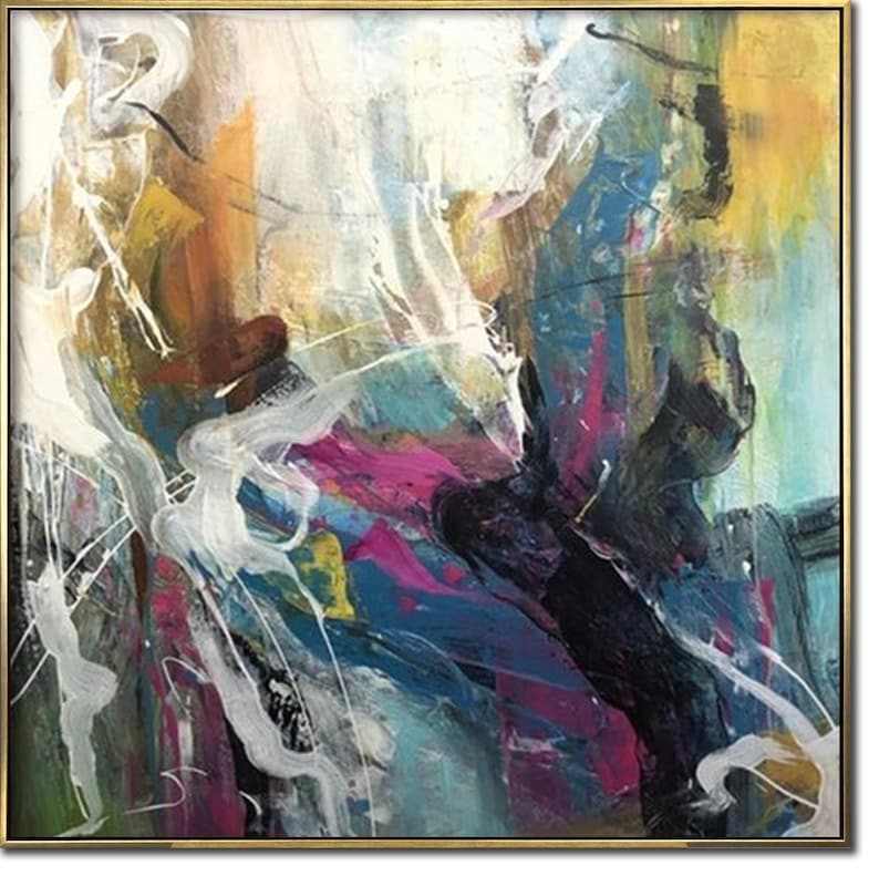 Abstract Artwork, Living Room Wall Art, Large Original Oil Painting On Canvas, Wall Art Home Decor, Abstract Extra Large Wall Art, Modern