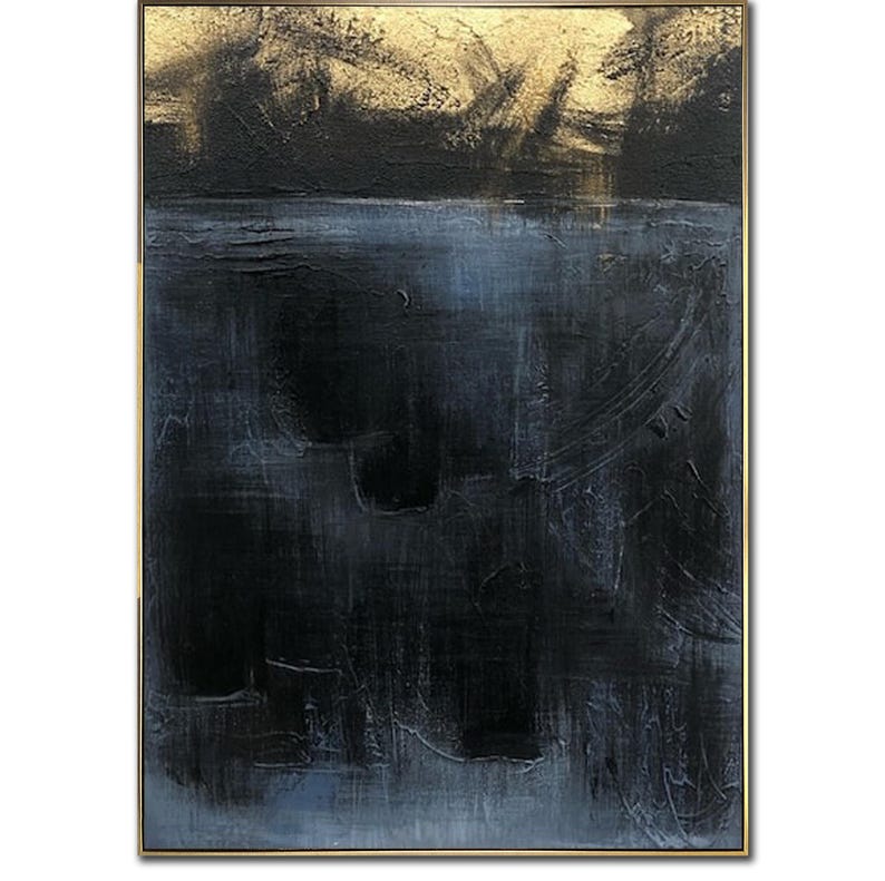 Moody Abstract Art with Dark Palette Abstract Textured Surfaces Painting Shadowy Forms Art Depth and Perception Art Emotion Art Wall Decor