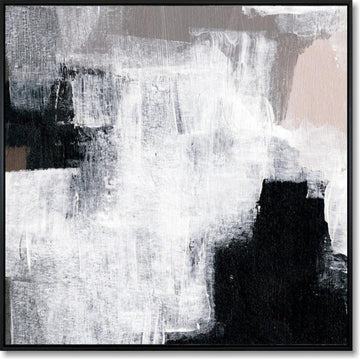 Original Artwork Abstract Painting Black and White Abstract Texture Wall Art Minimalist Art Modern Wall Decor New Home Gift