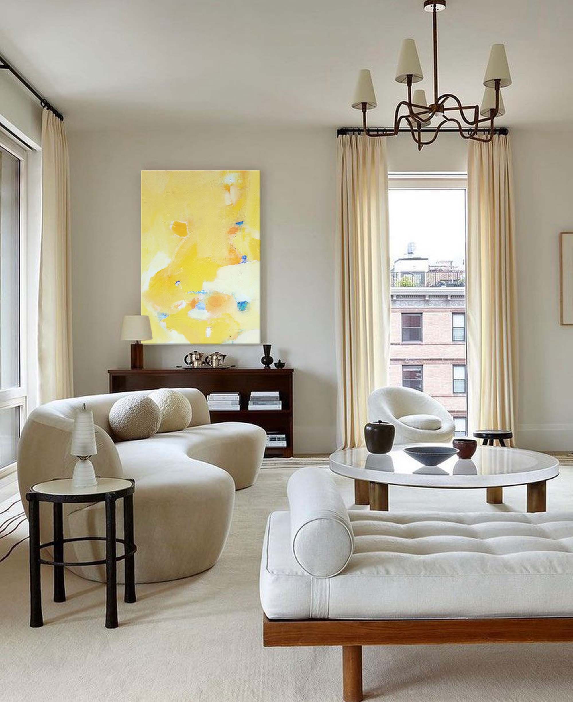 Minimalistisk lærredskunst #MI002