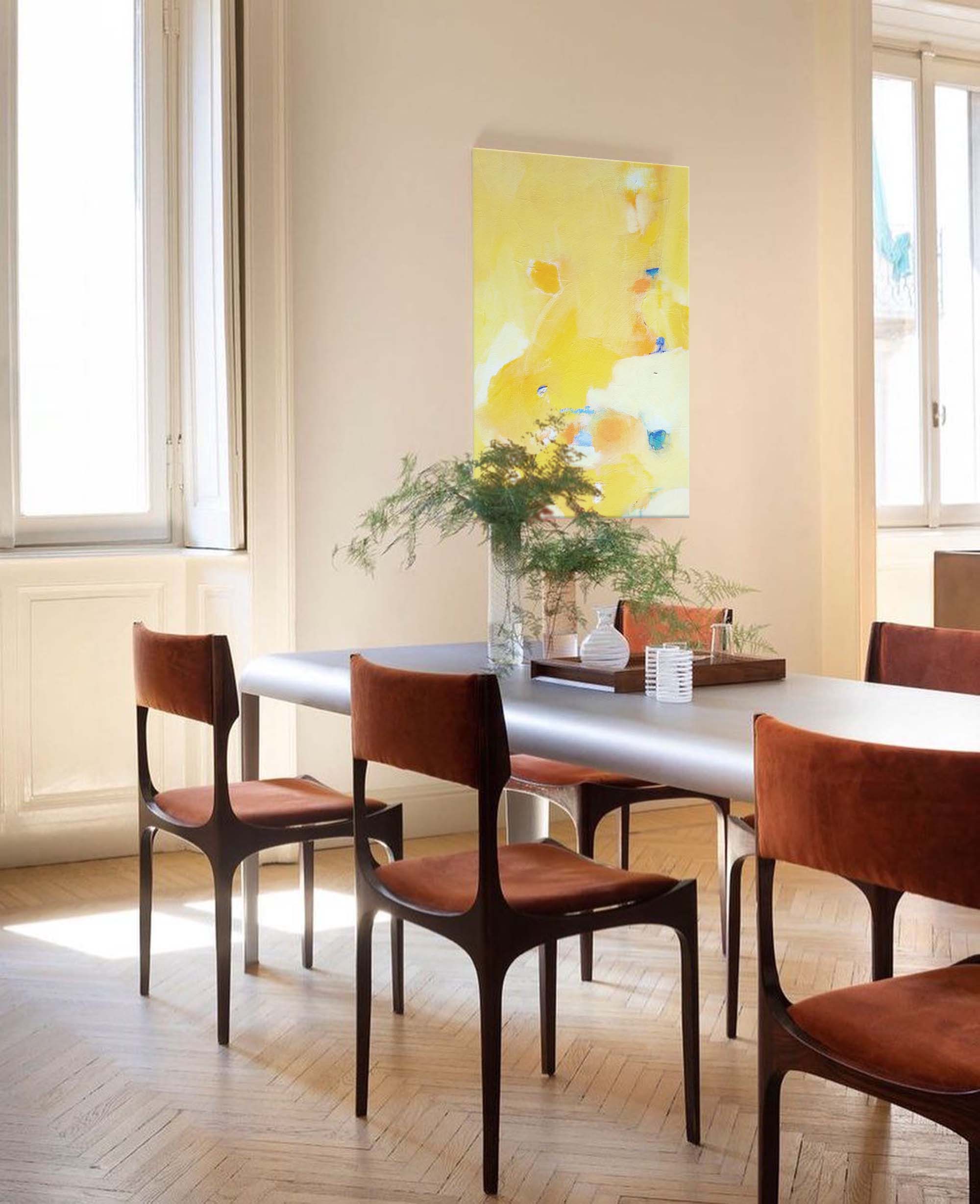 Minimalistisk lærredskunst #MI002