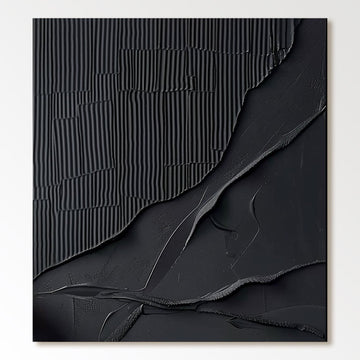 Minimalistisches Gemälde „Konturen des Herzens“