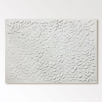 Minimalist Painting "Élodie Feuille"