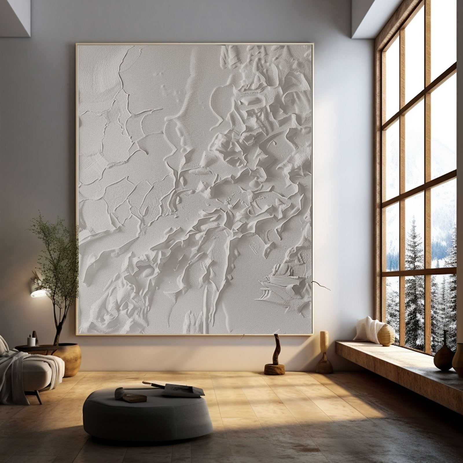 Minimalist Painting “Ethereal Embrace”