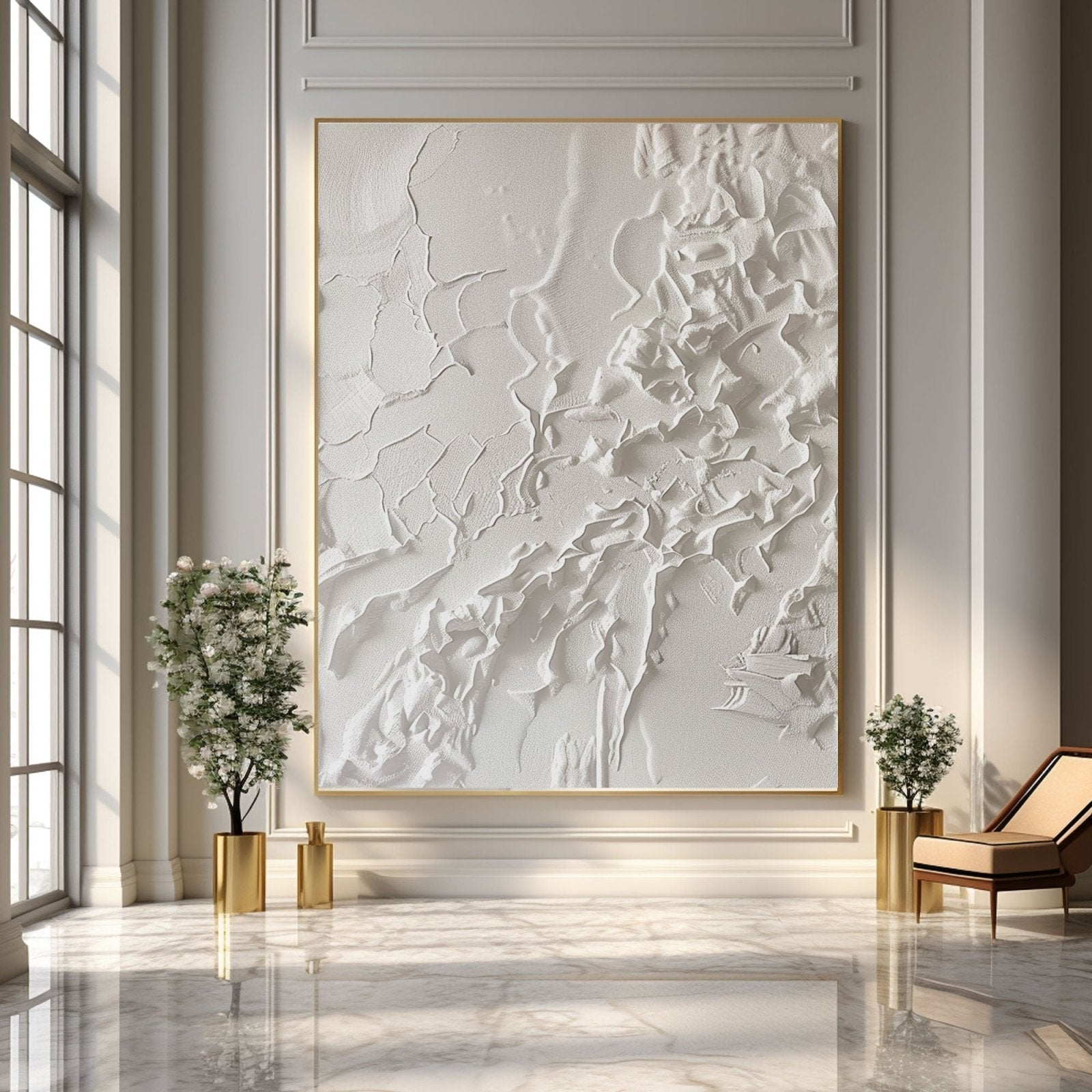 Minimalist Painting “Ethereal Embrace”