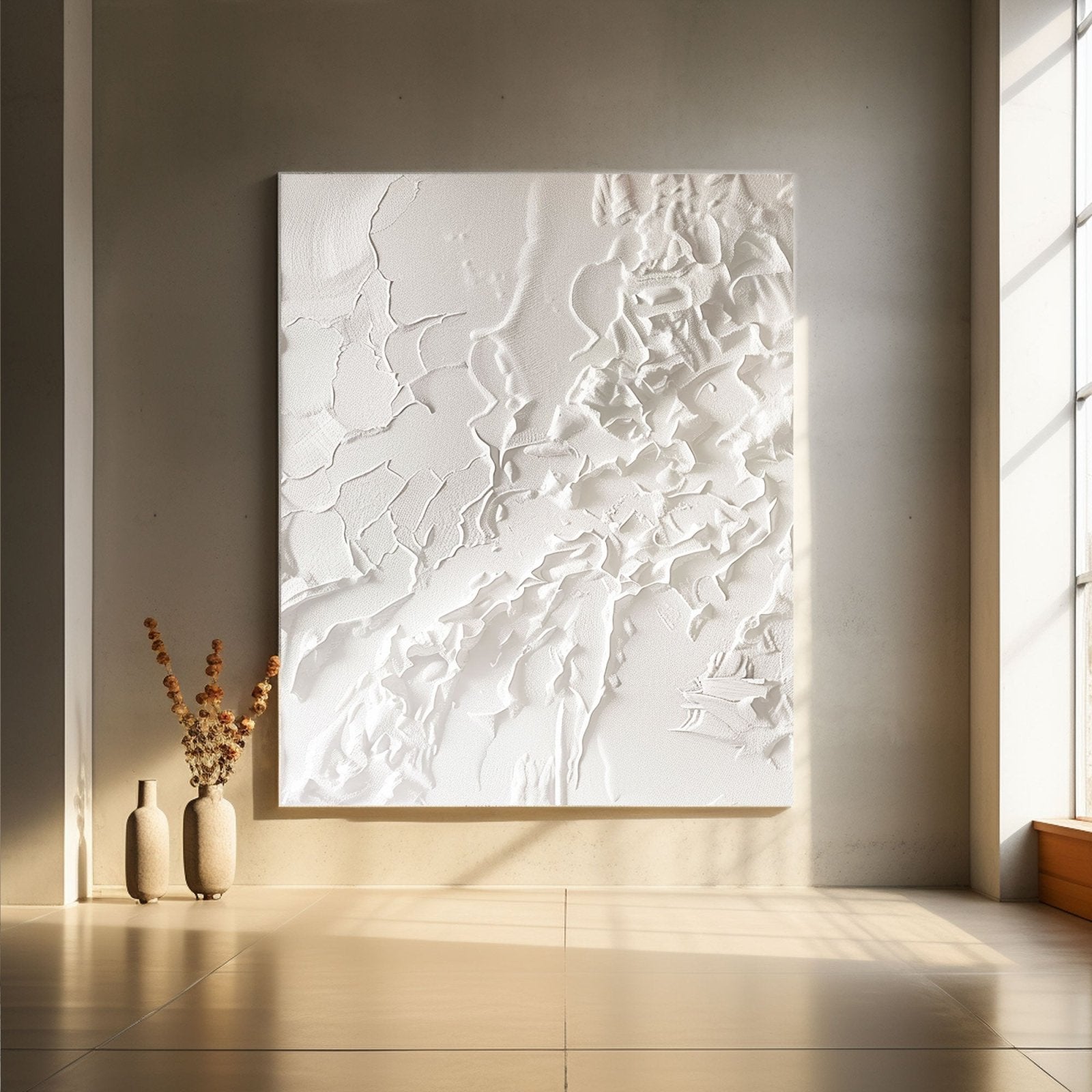Minimalist Painting “Ethereal Embrace”