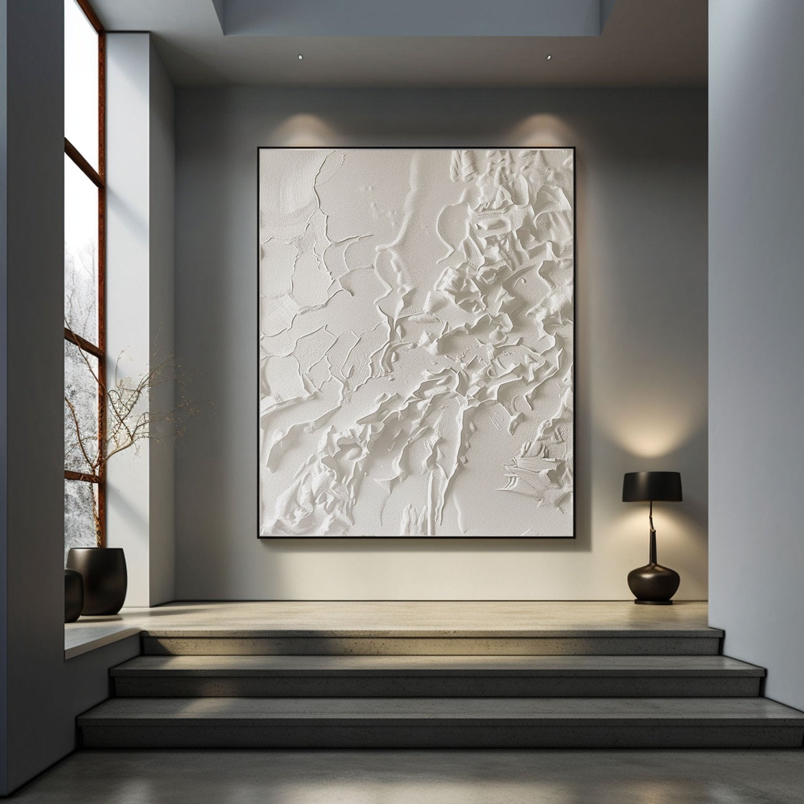 Minimalist Painting “Ethereal Embrace”