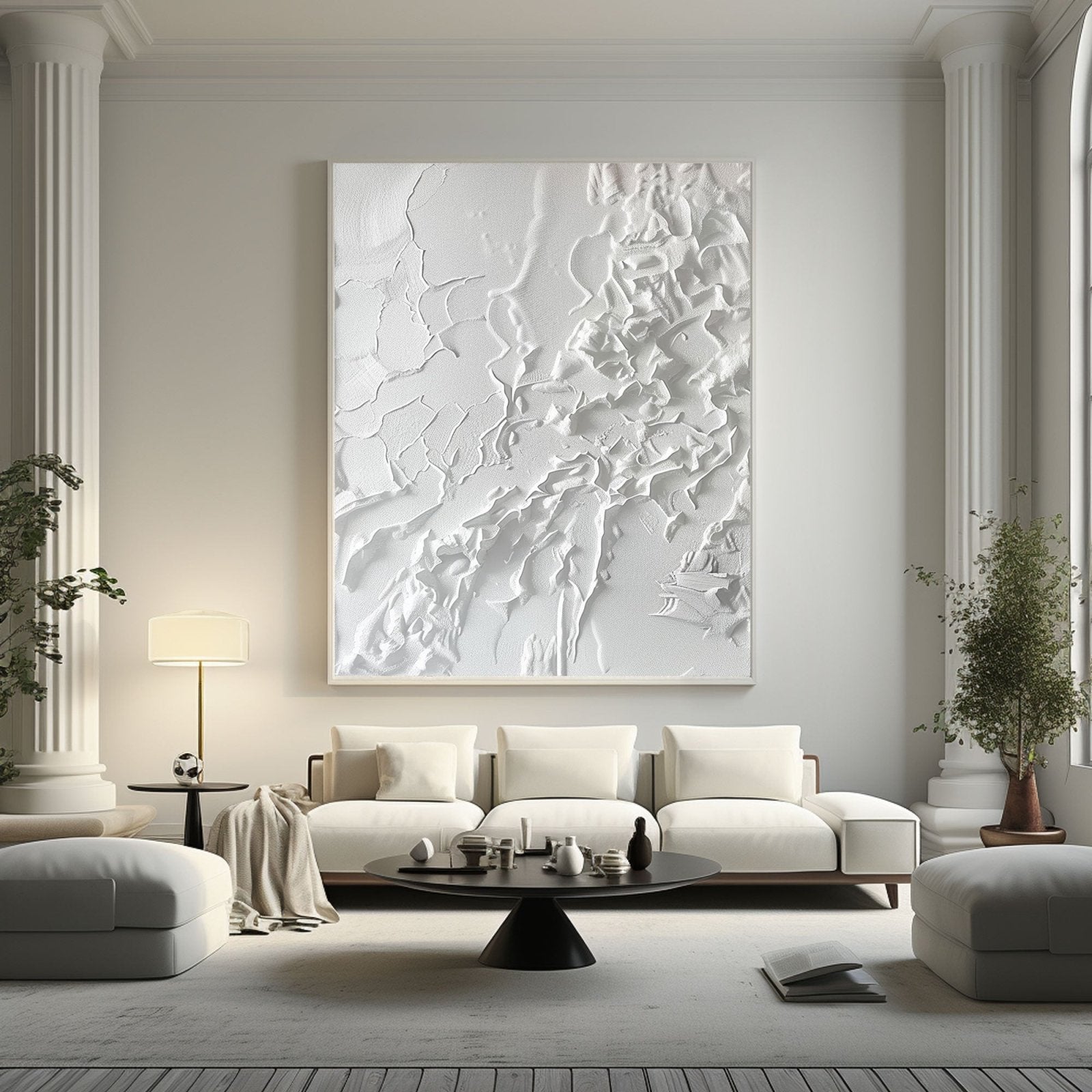 Minimalist Painting “Ethereal Embrace”