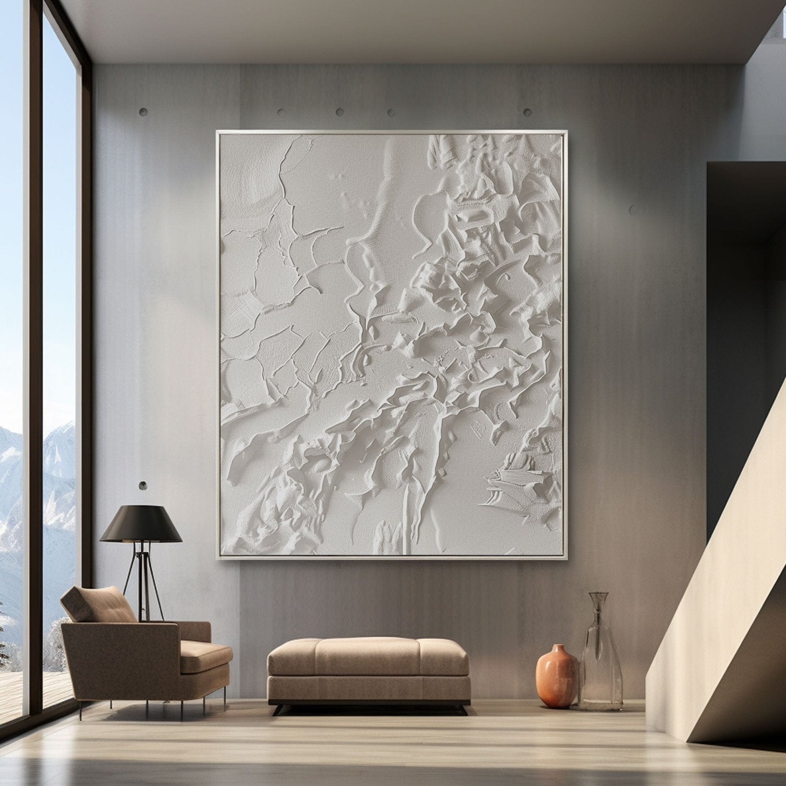 Minimalist Painting “Ethereal Embrace”