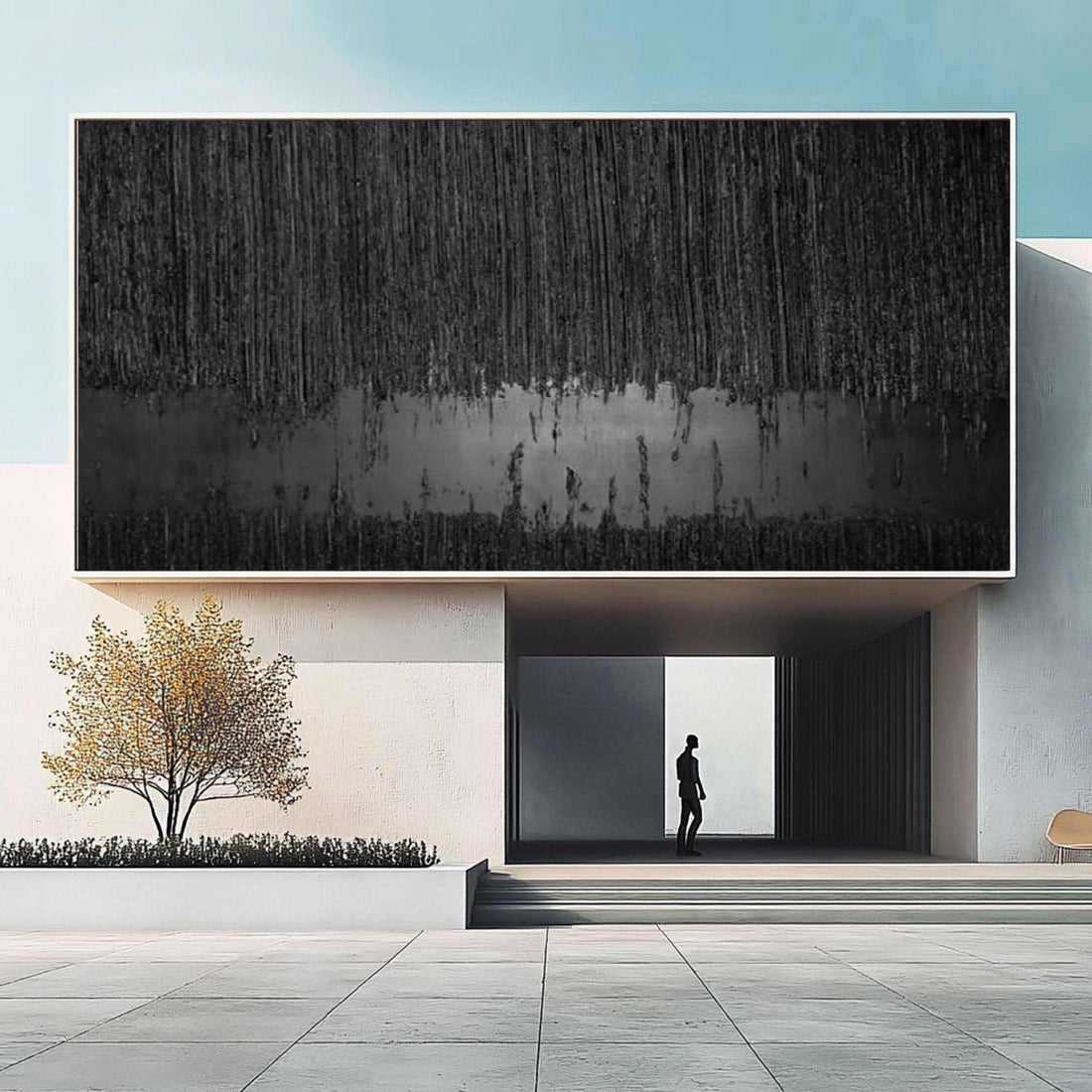 Minimalist Painting  "Noireline��