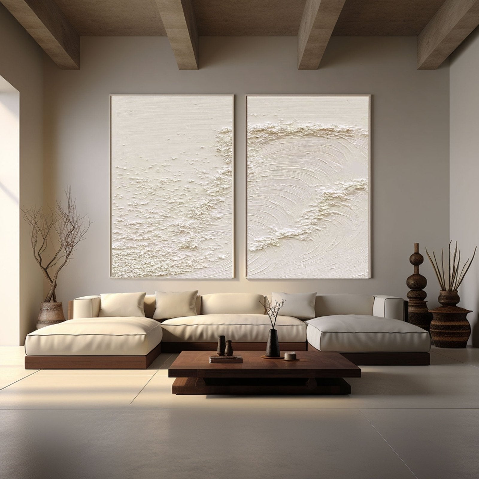 Minimalist Painting  "Tranquil Waves"
