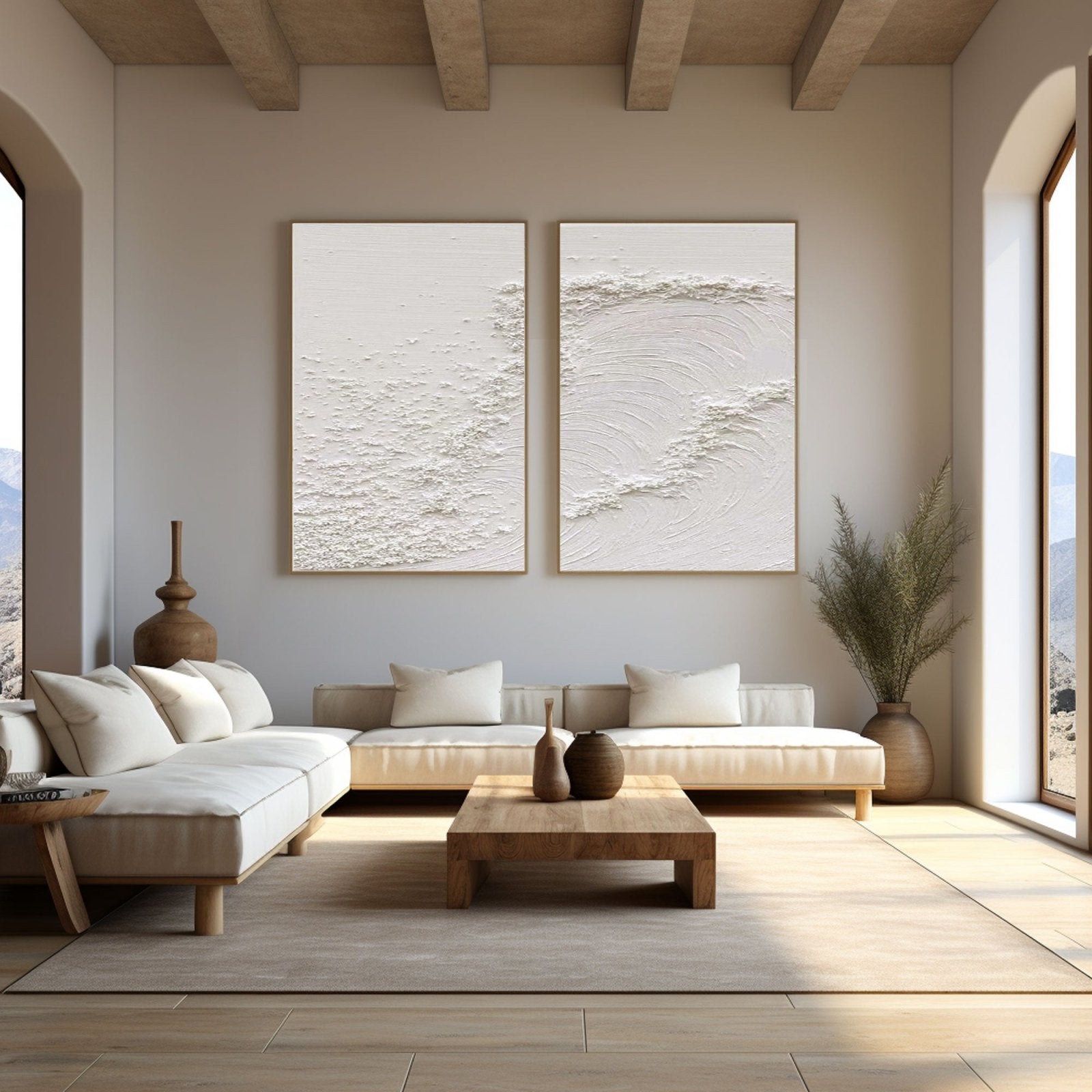 Minimalist Painting  "Tranquil Waves"