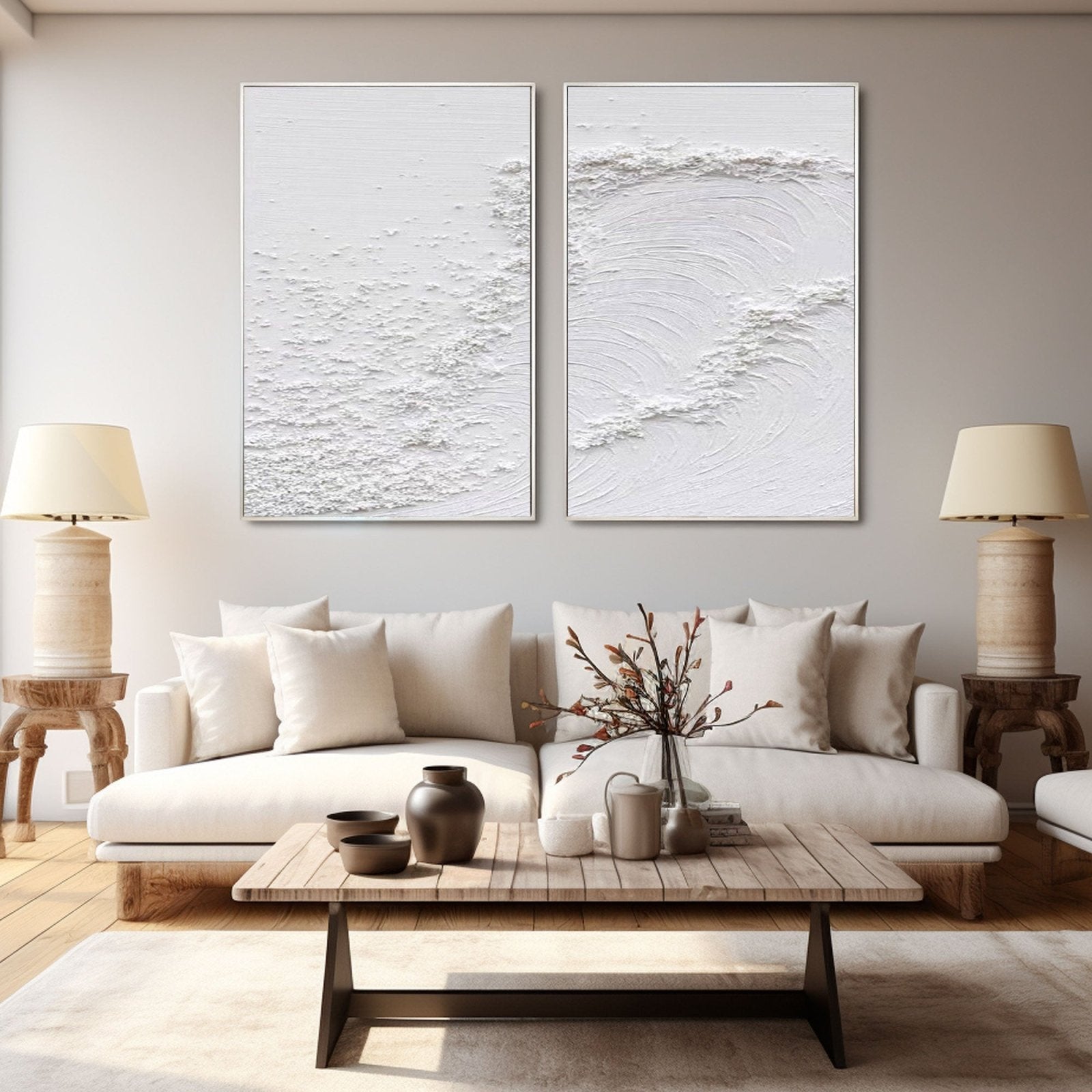 Minimalist Painting  "Tranquil Waves"