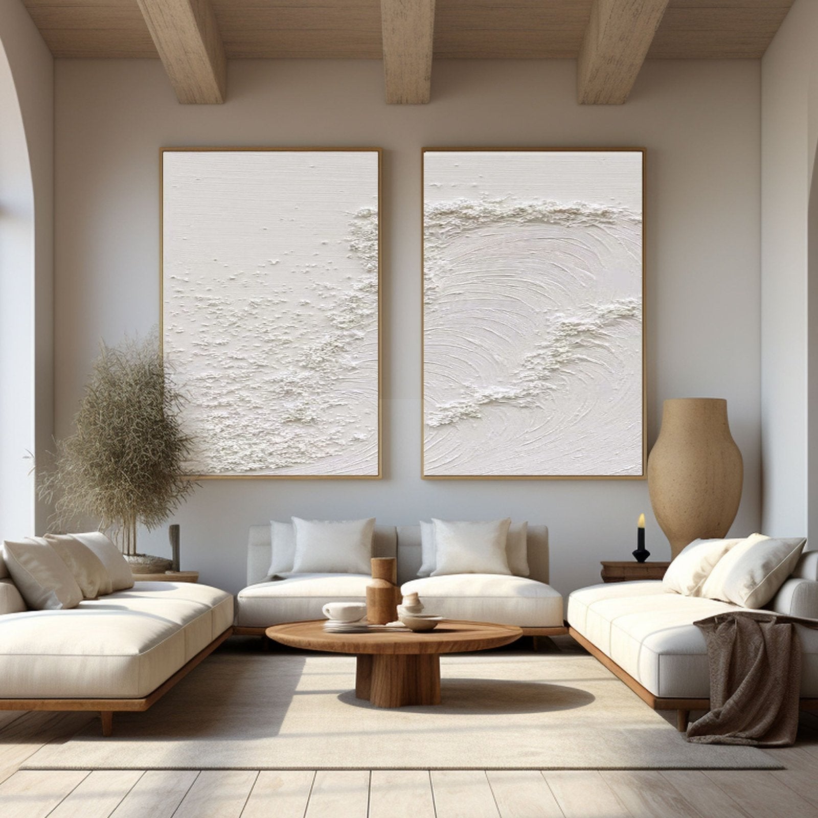 Minimalist Painting  "Tranquil Waves"