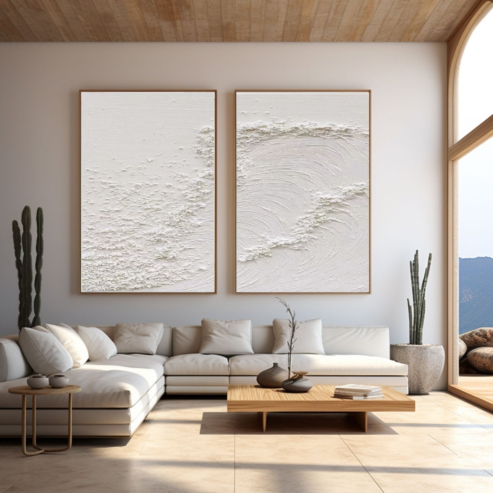 Minimalist Painting  "Tranquil Waves"