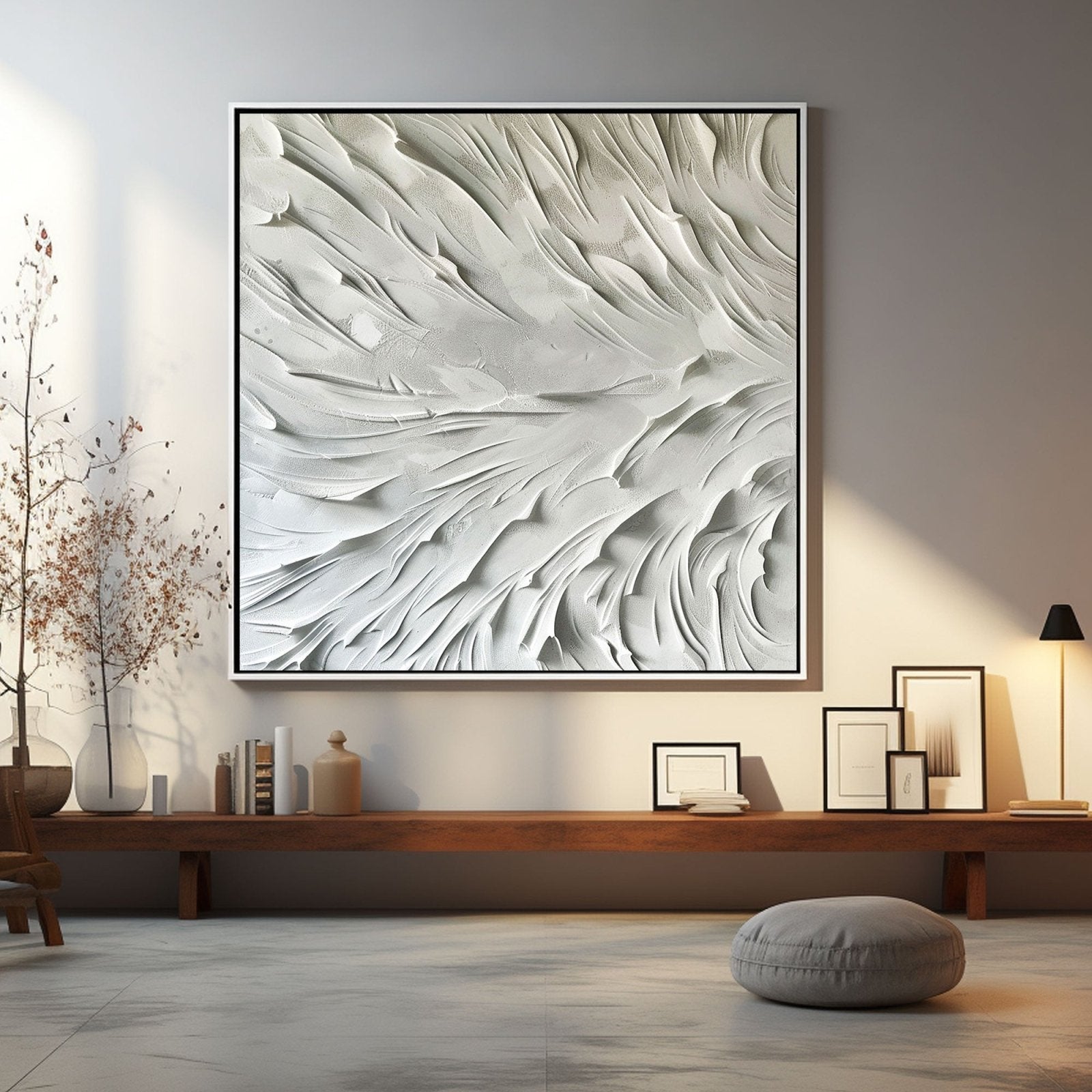 Minimalist Plaster Art "Flow“