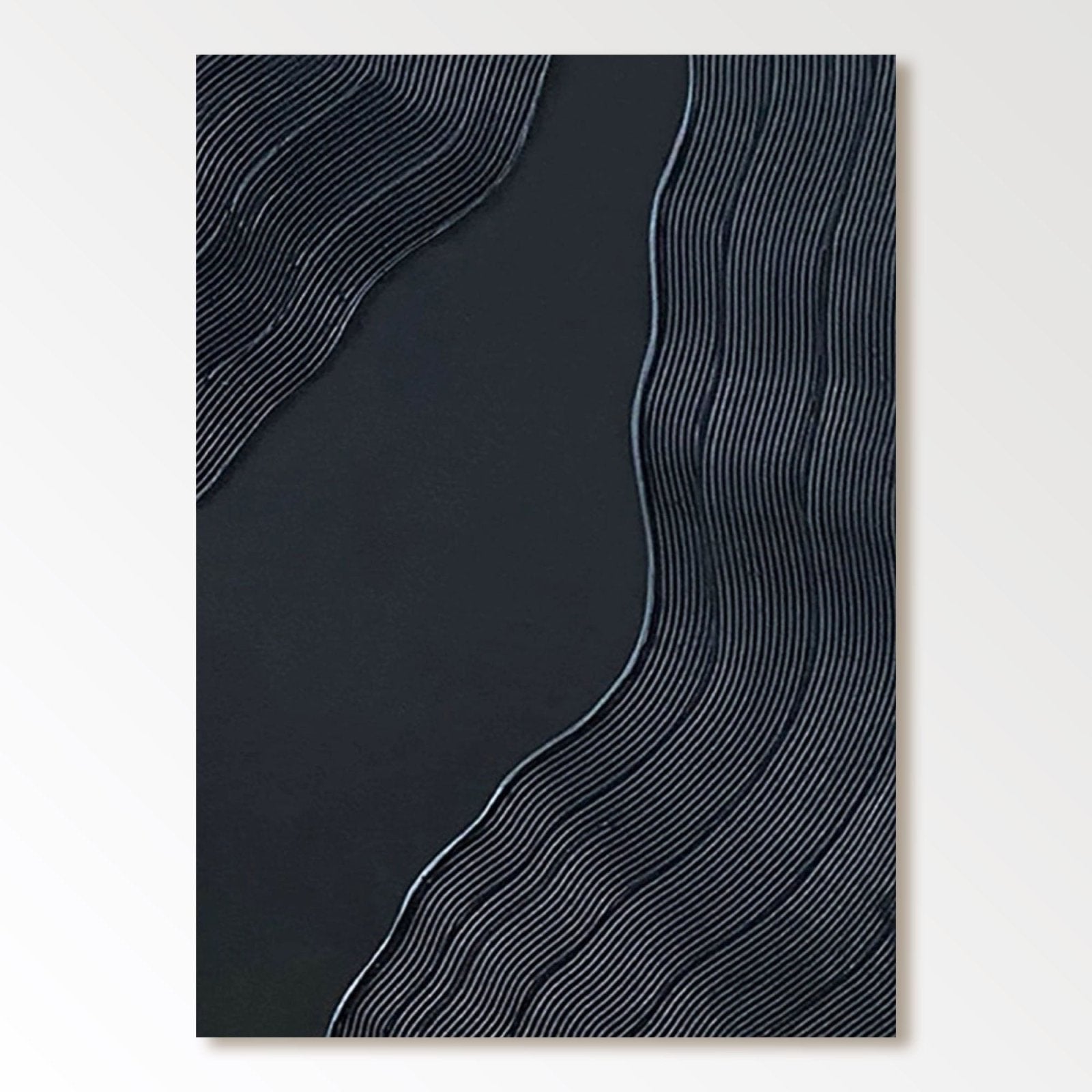 Minimalist Plaster Painting "Flow"