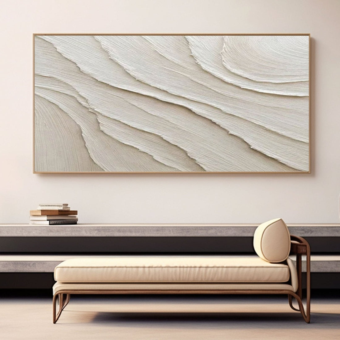 Minimalist Plaster Painting "Textured Serenity"