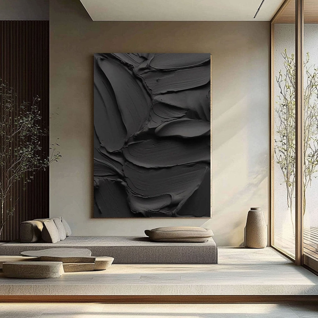 Minimalist Plaster Wall Art "Marbrelis”