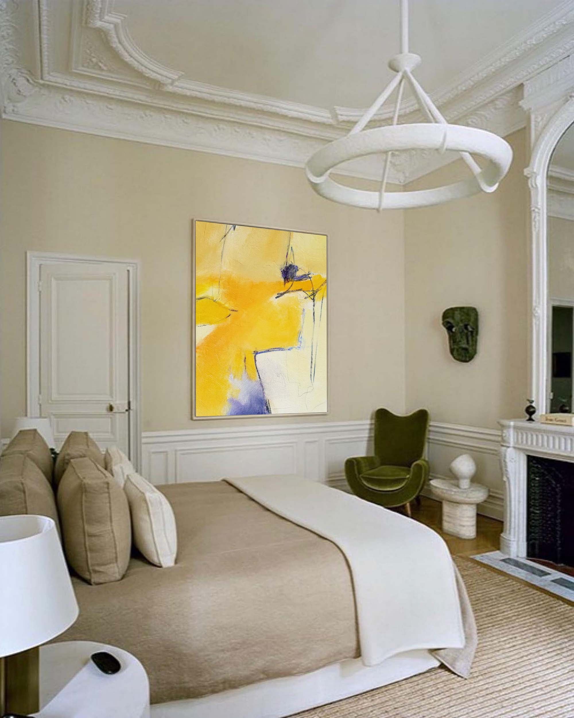 Minimalistisk lærredskunst #MI003