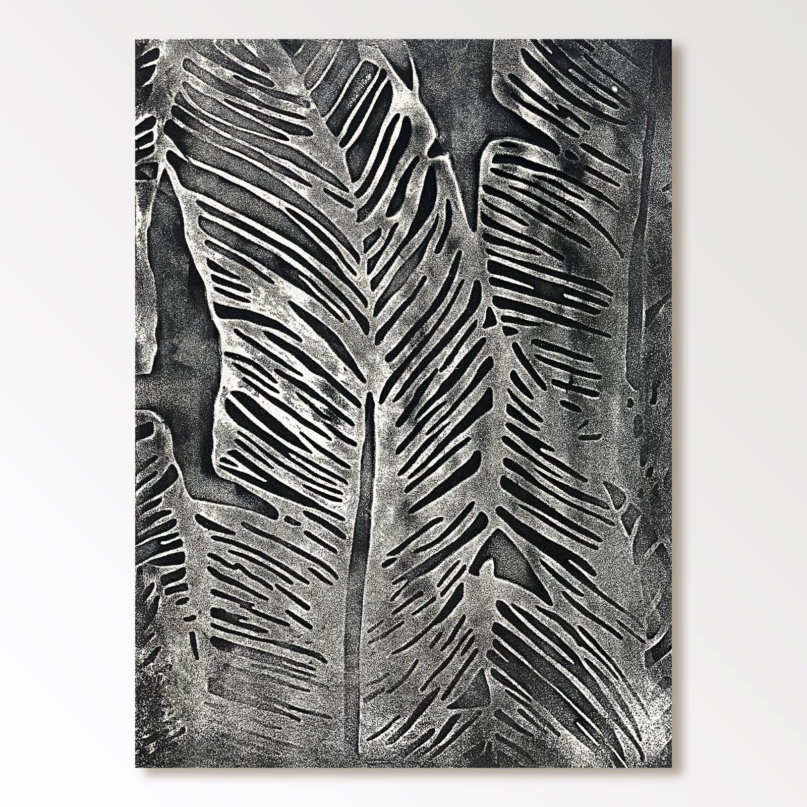 Plaster Painting "Armand Noir“