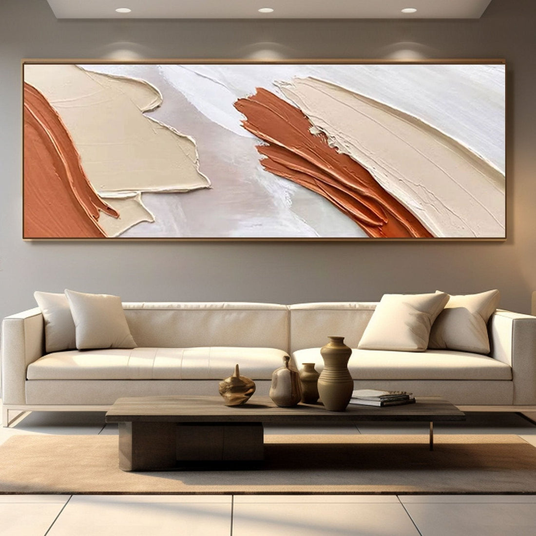 Plaster Painting "Autumnal Flow"
