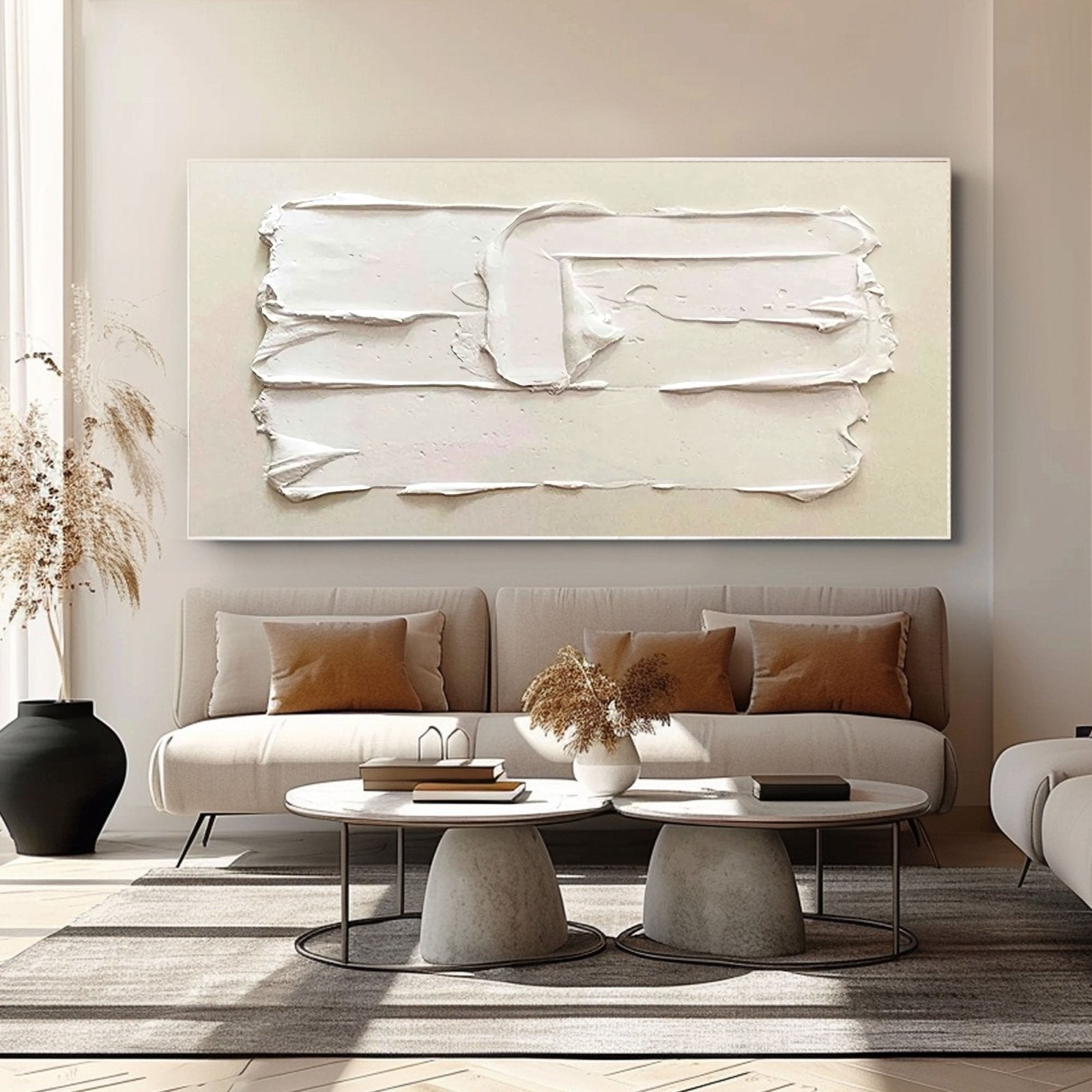 Plaster Painting "Blanc"
