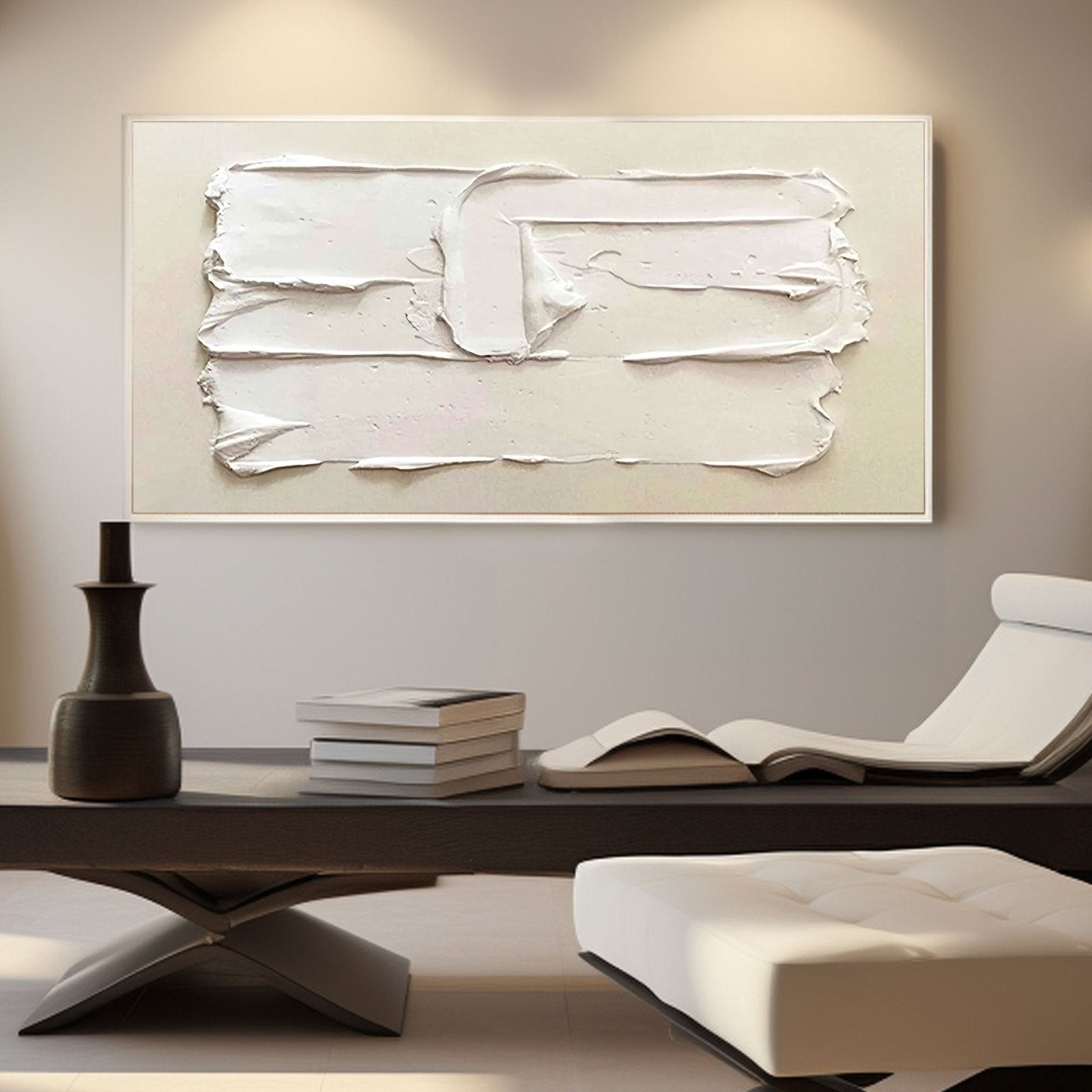 Plaster Painting "Blanc"