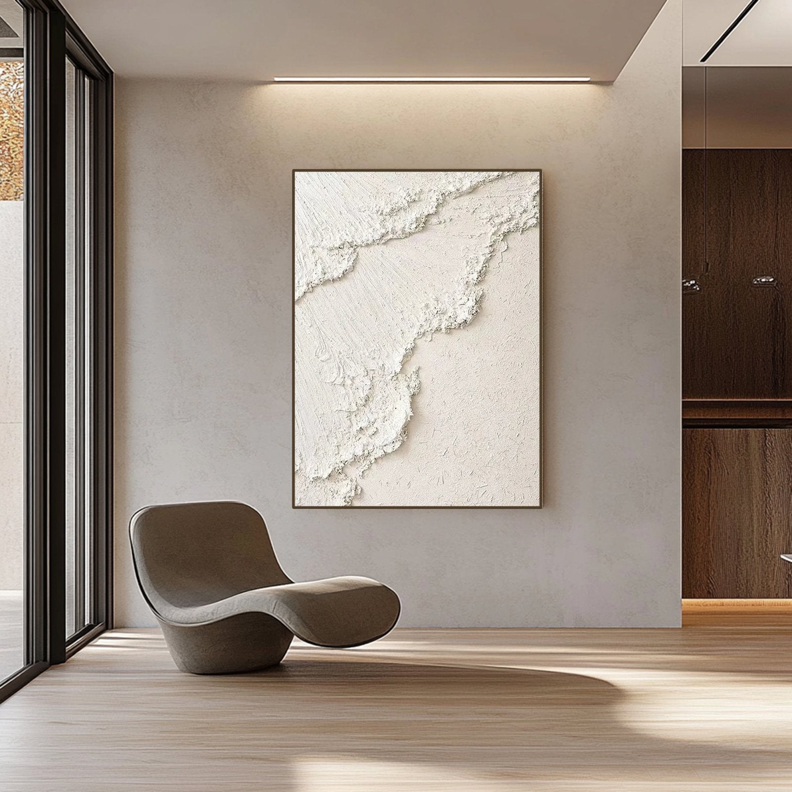 Plaster Painting  "Blanche Épure“