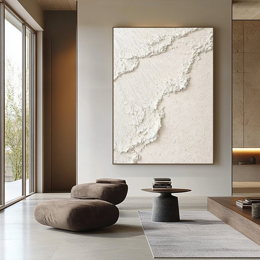 Plaster Painting  "Blanche Épure“