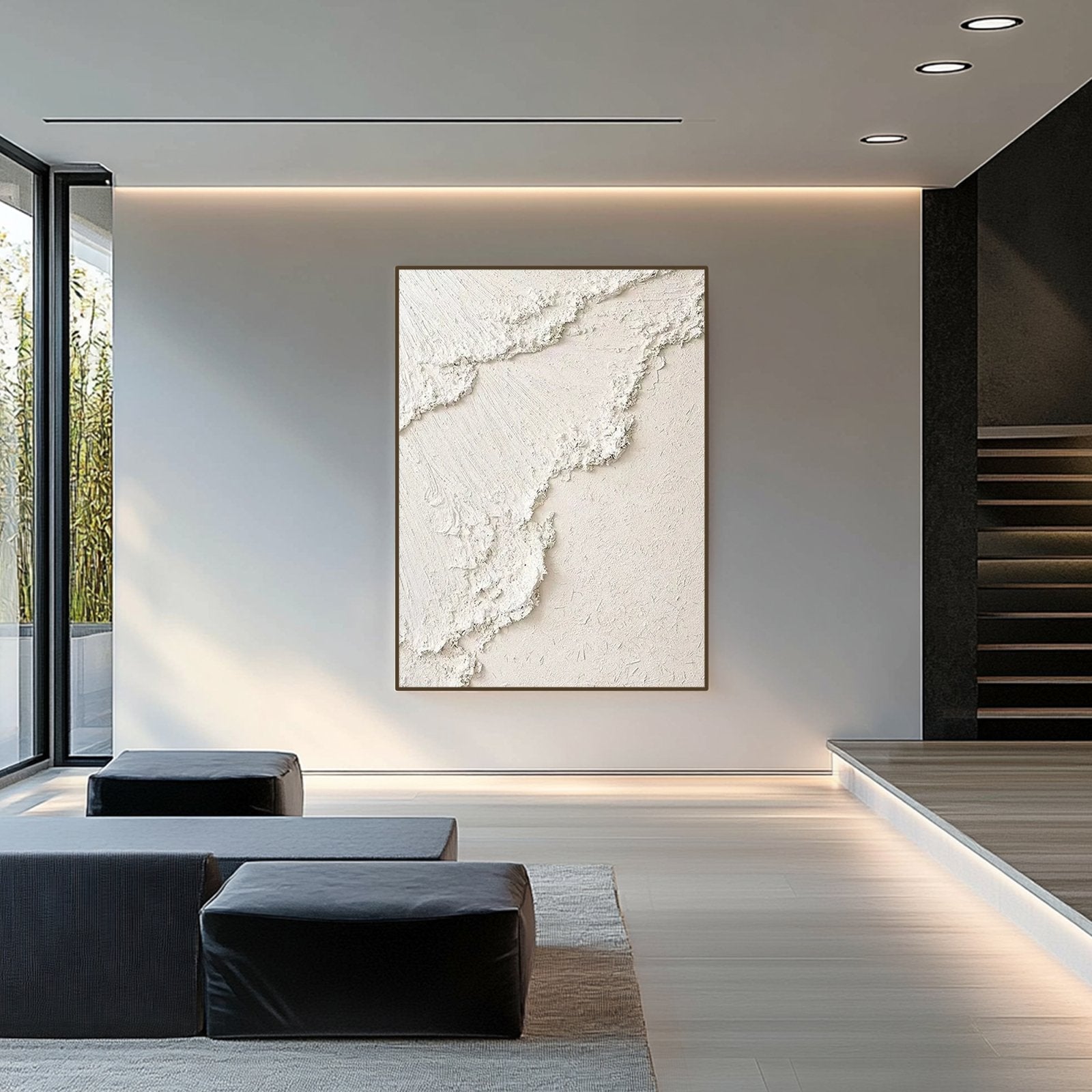 Plaster Painting  "Blanche Épure“