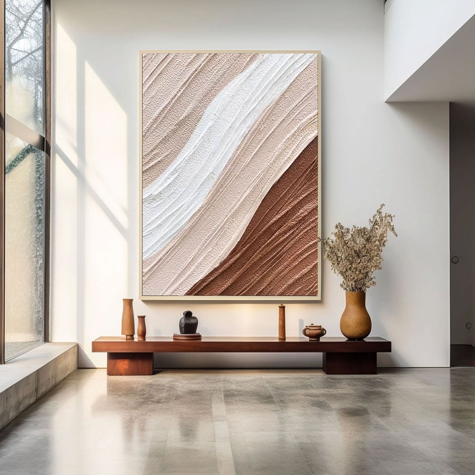 Plaster Painting  "Desert Drifts"