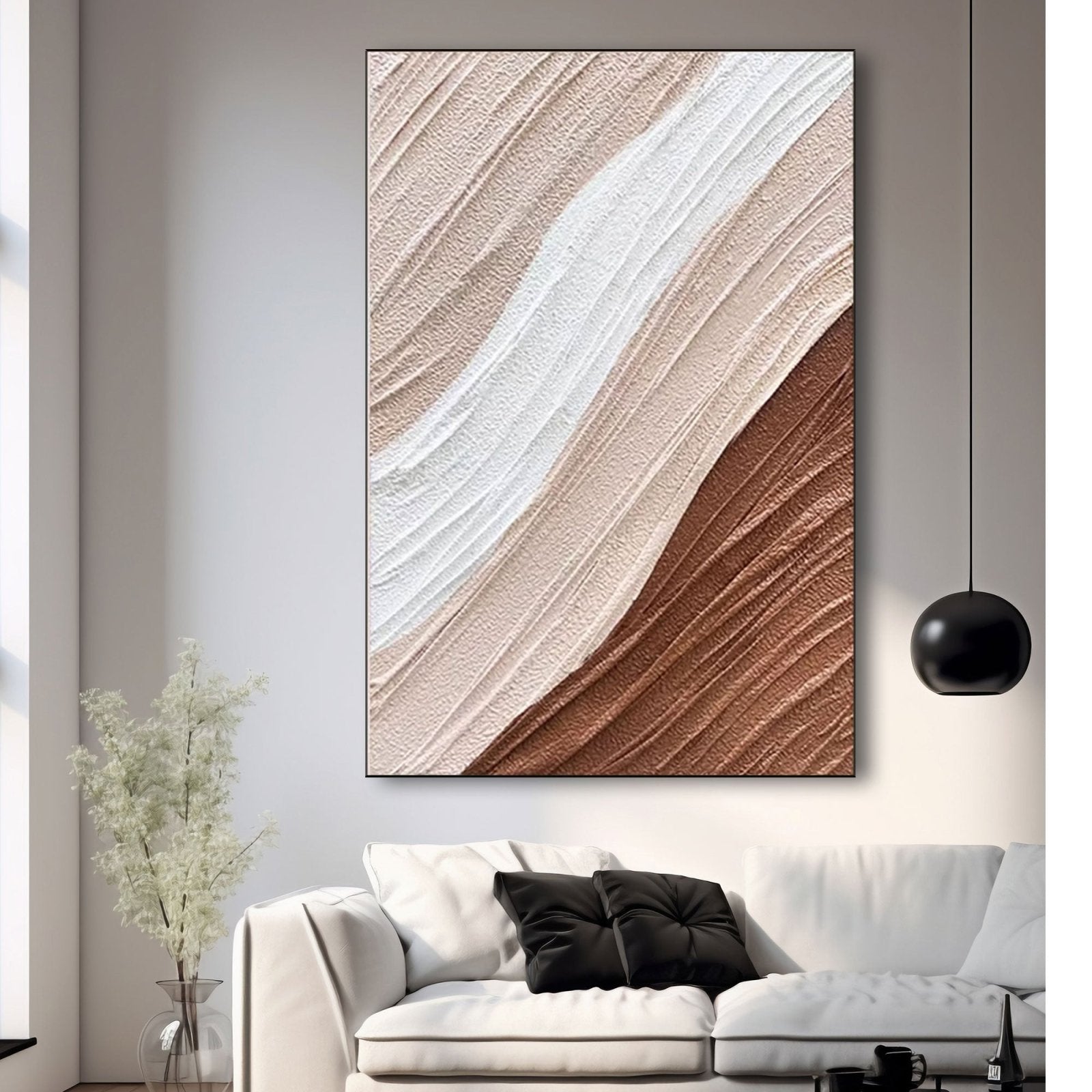 Plaster Painting  "Desert Drifts"