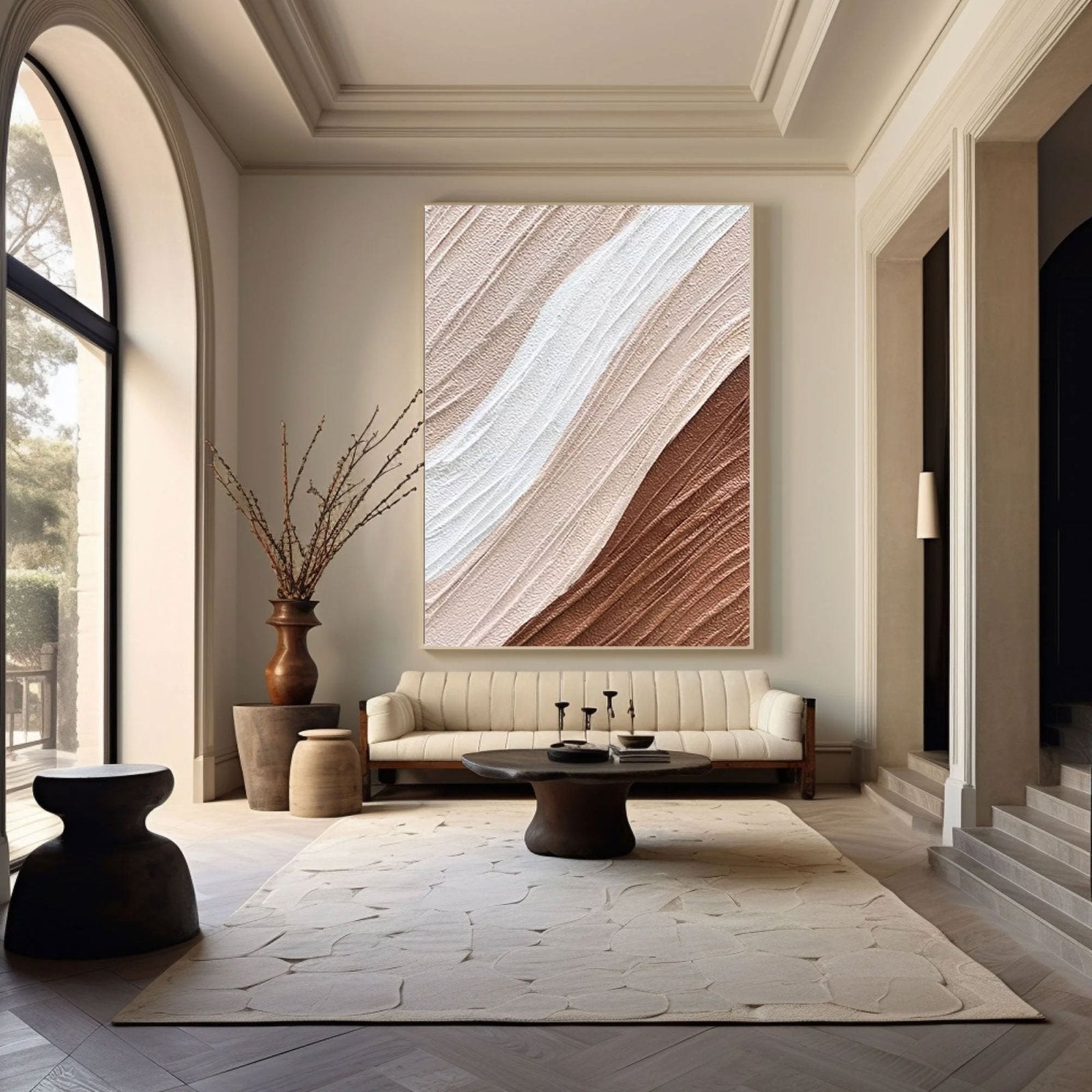 Plaster Painting  "Desert Drifts"