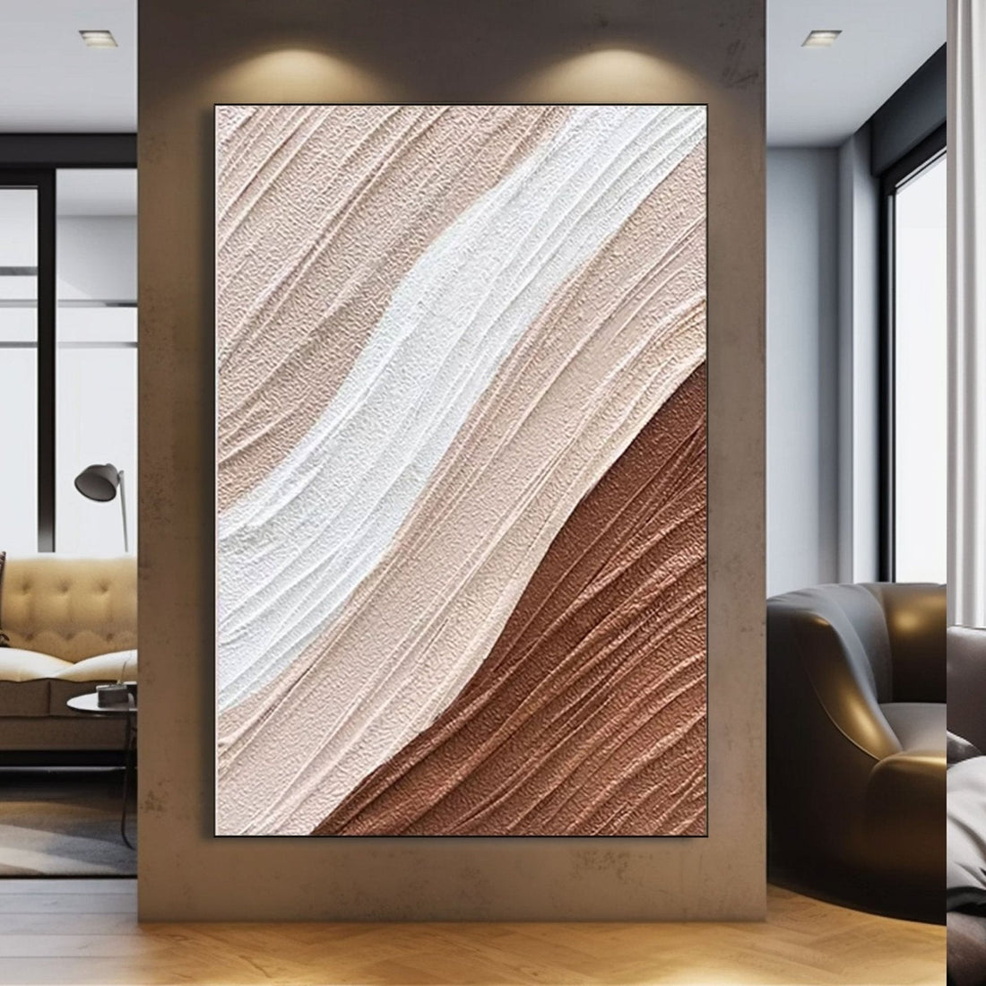 Plaster Painting  "Desert Drifts"