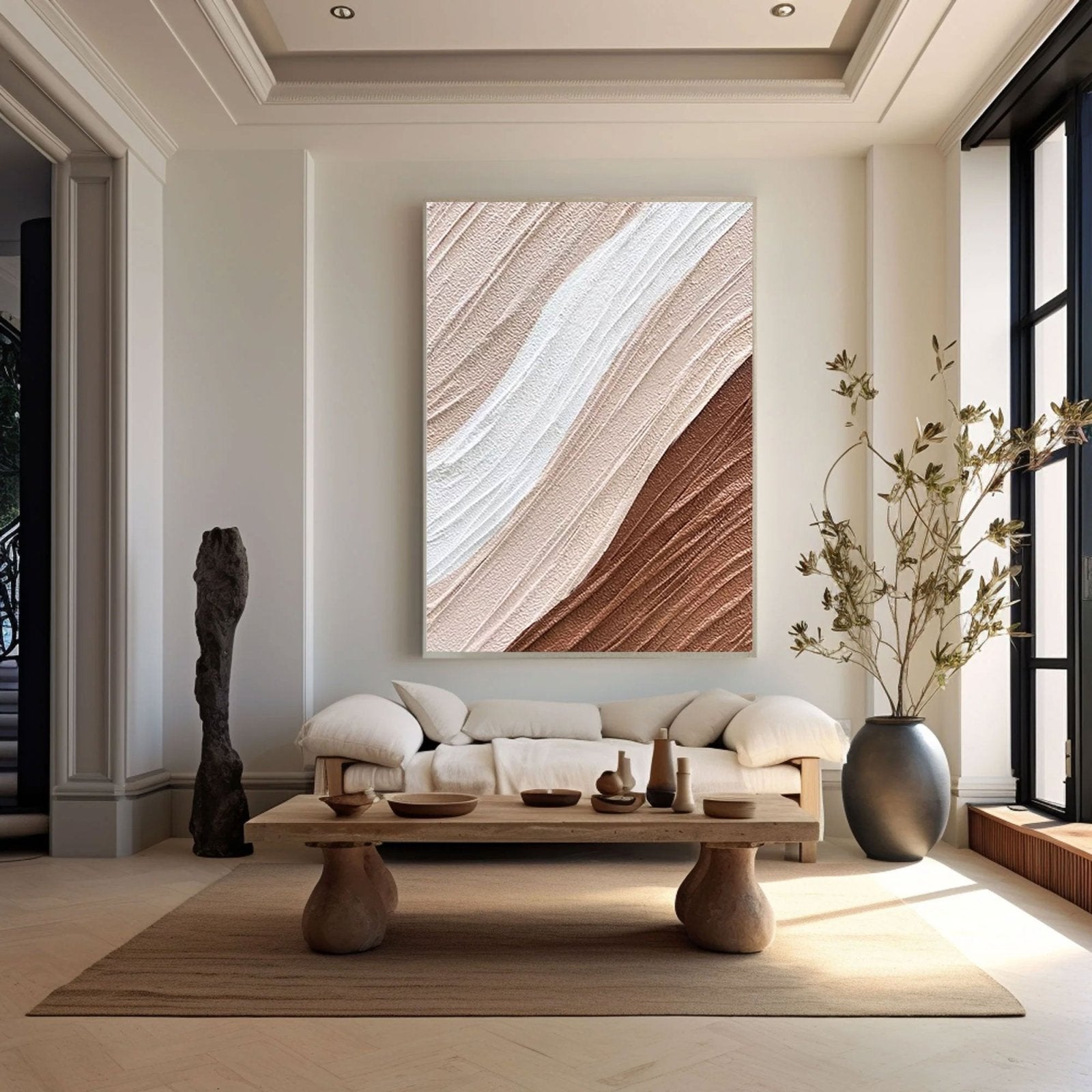 Plaster Painting  "Desert Drifts"