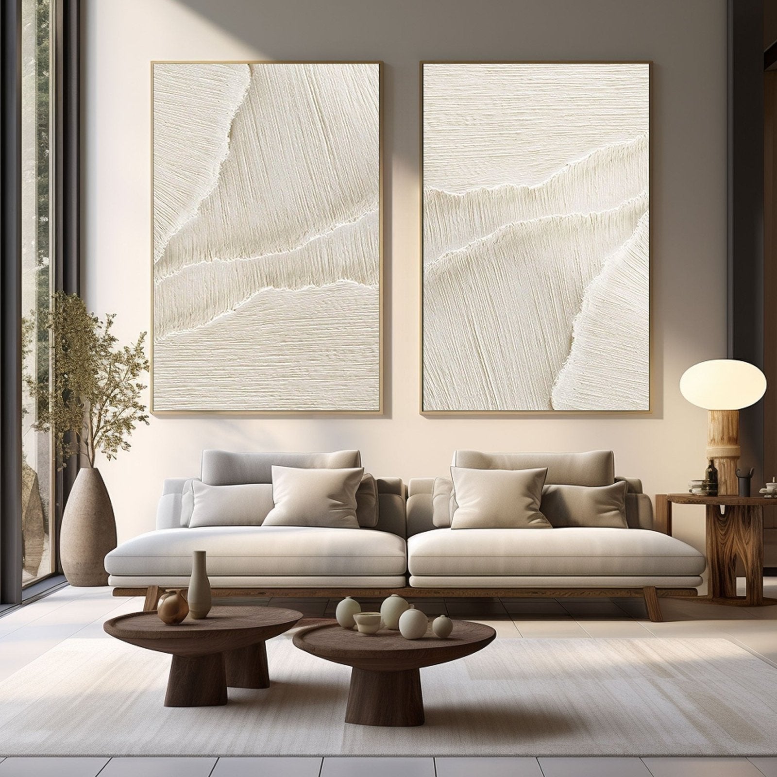 Plaster Painting "Divide"