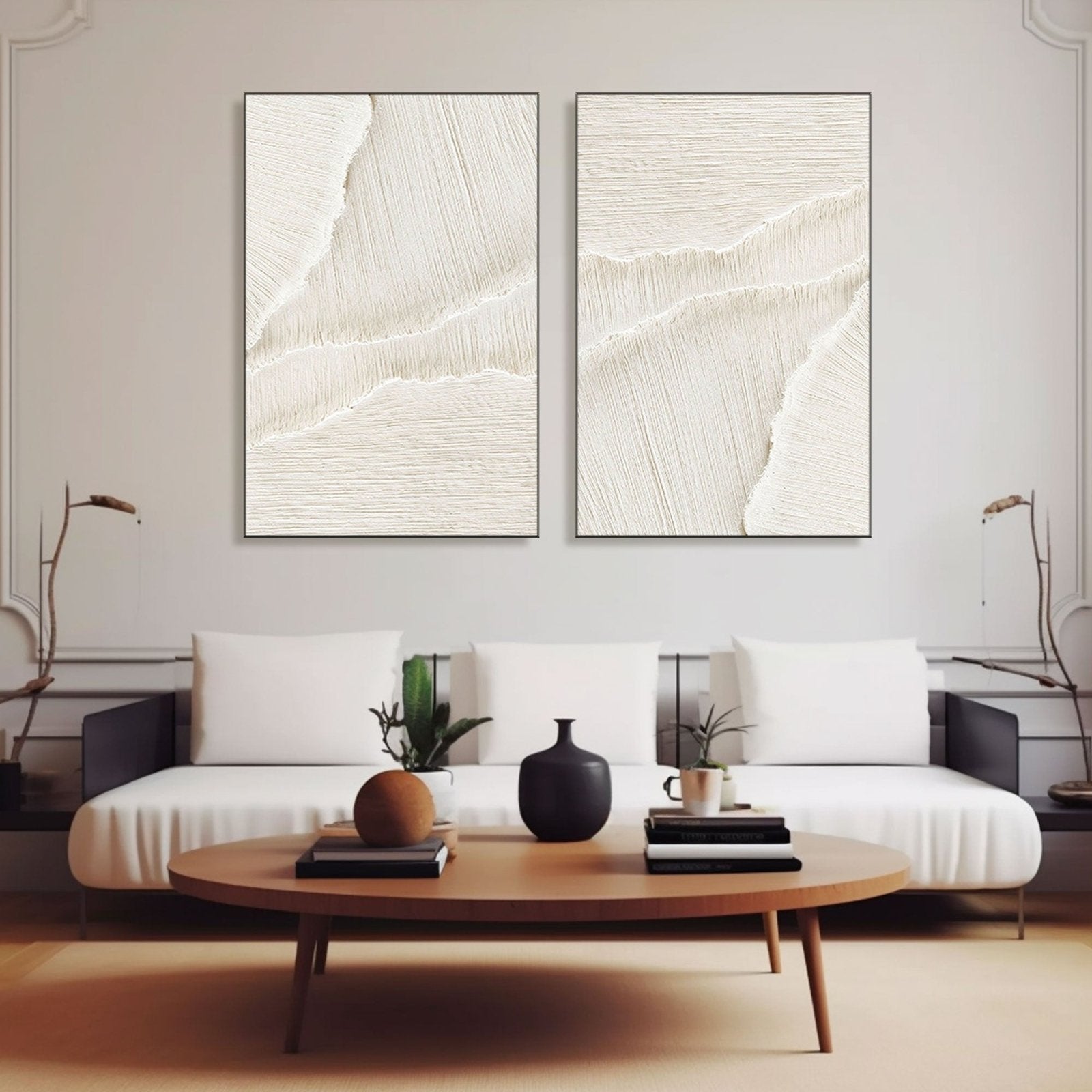 Plaster Painting "Divide"