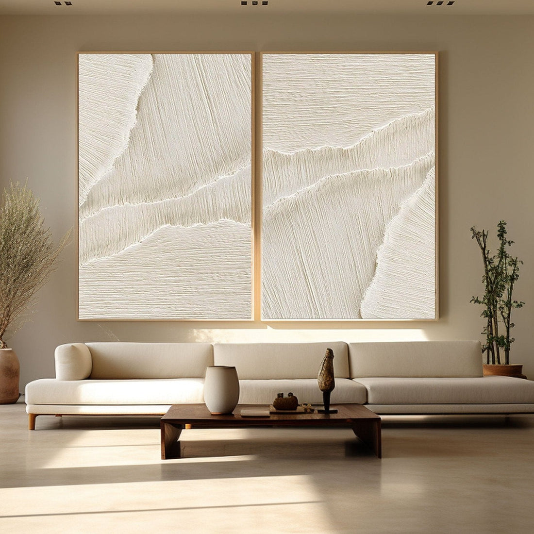 Plaster Painting "Divide"