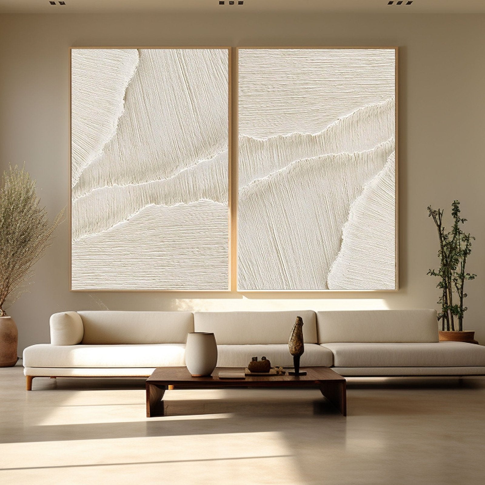 Plaster Painting "Divide"